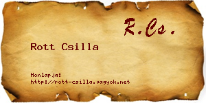 Rott Csilla névjegykártya